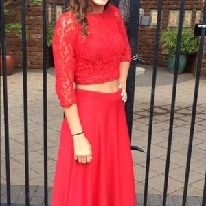 Narianna 2 piece Prom or Hoco Dress